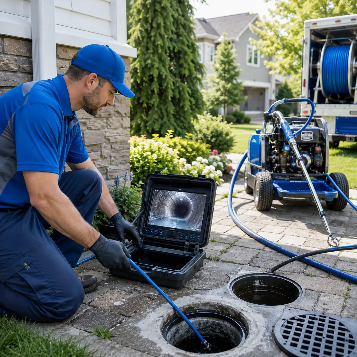 Outdoor drain cleaning professionals serving Mcmechen, WV